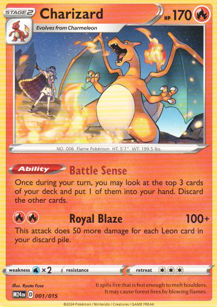 Charizard - 001/015 - M24 Promo McDonalds